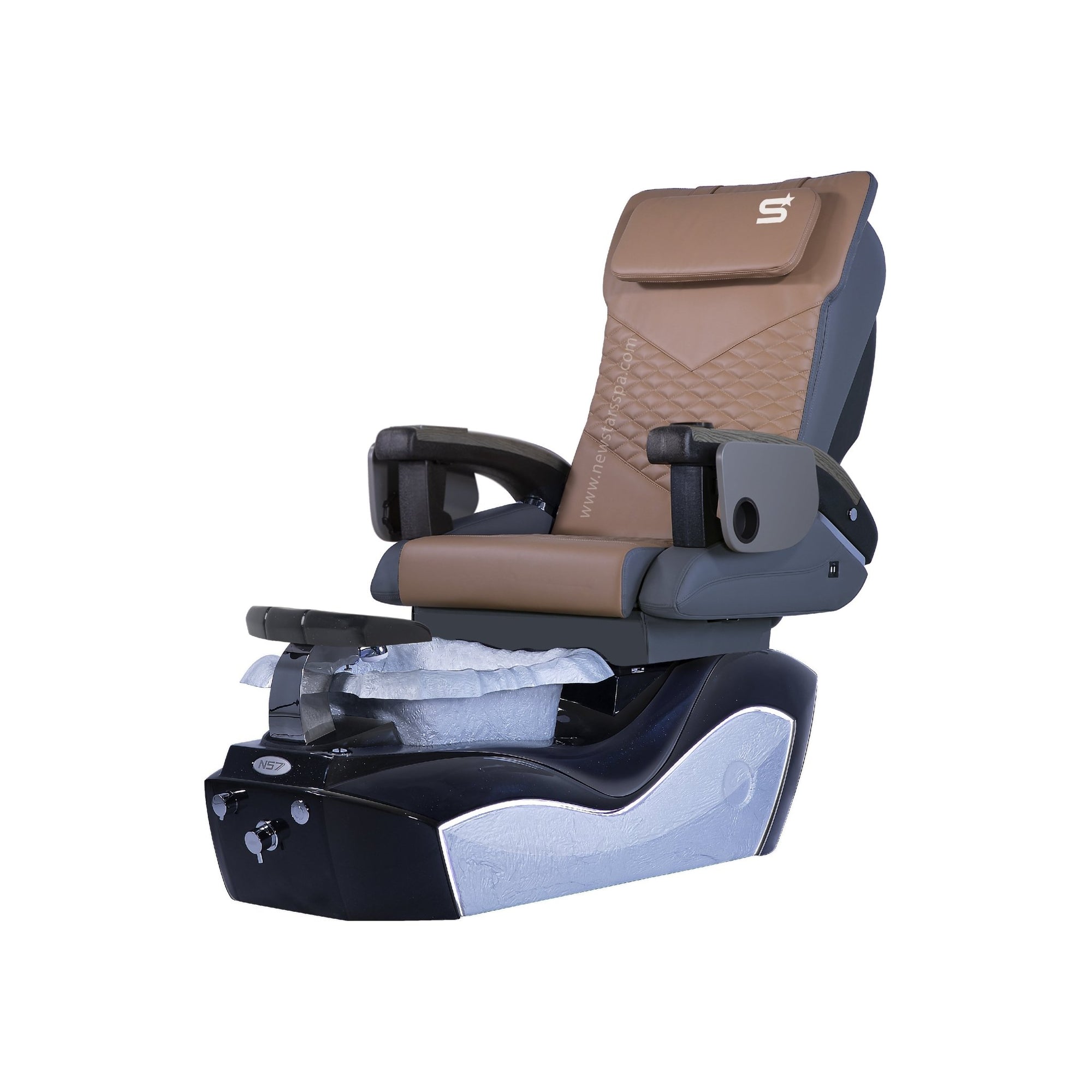 NS7 - Black/Silver Tub - New Star Salon Furniture