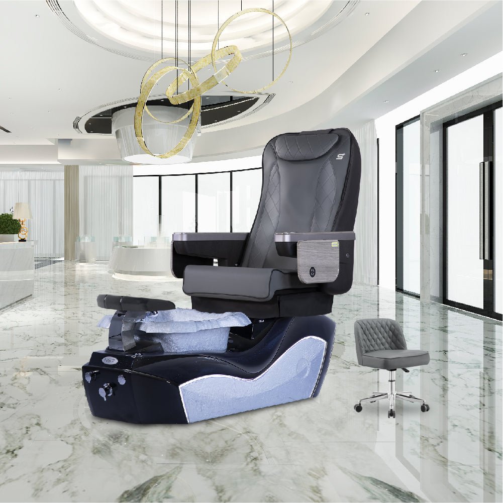 NS7 - Black/Silver Tub - New Star Salon Furniture