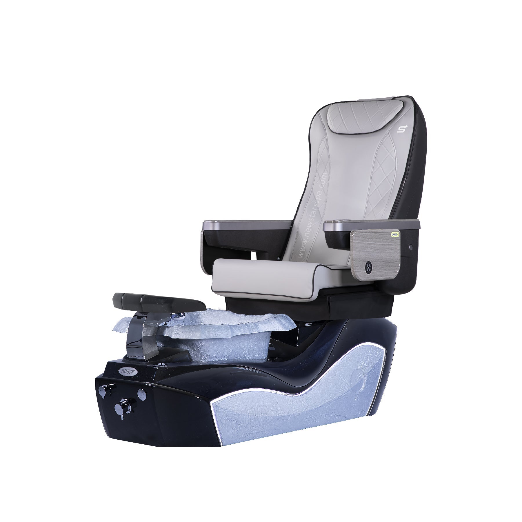 NS7 - Black/Silver Tub - New Star Salon Furniture
