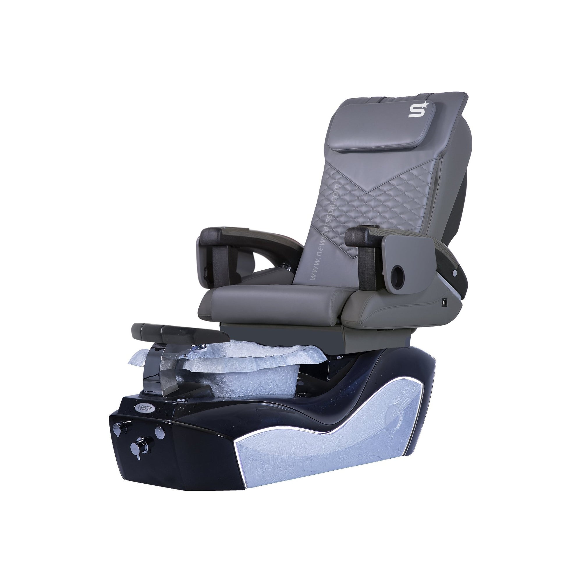 NS7 - Black/Silver Tub - New Star Salon Furniture