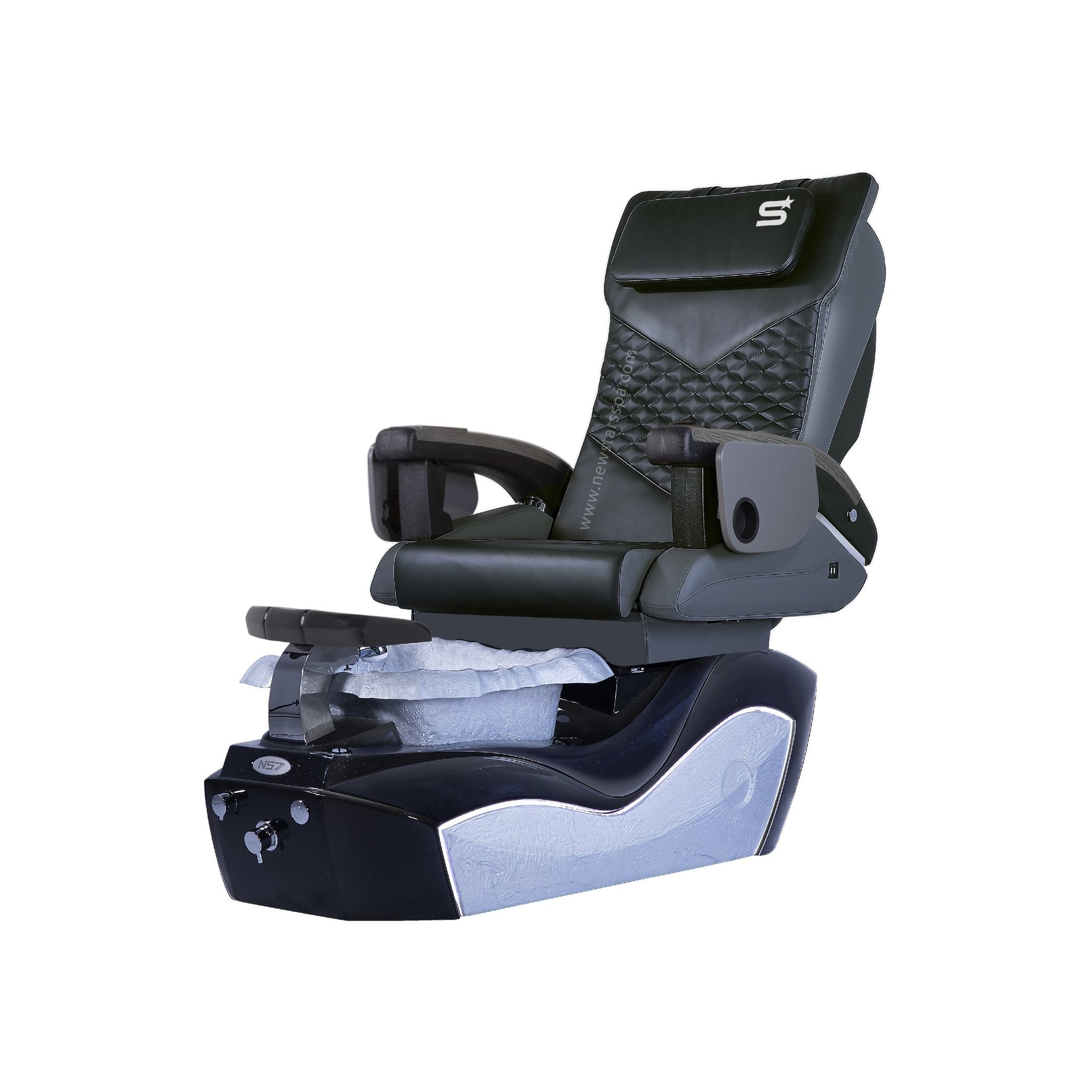 NS7 - Black/Silver Tub - New Star Salon Furniture