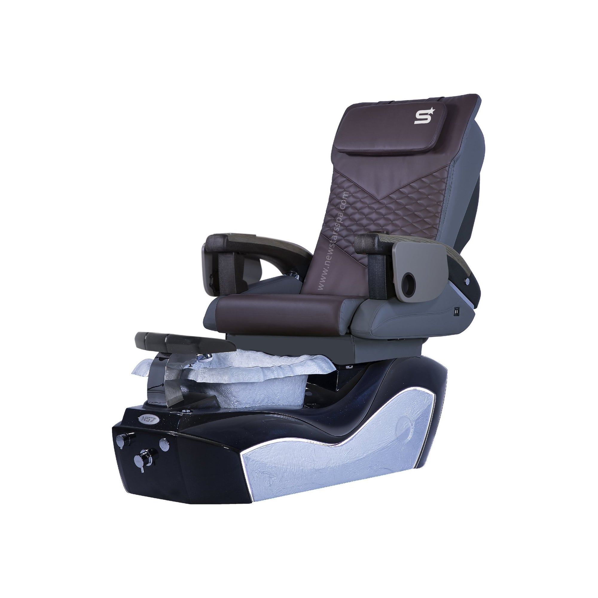 NS7 - Black/Silver Tub - New Star Salon Furniture