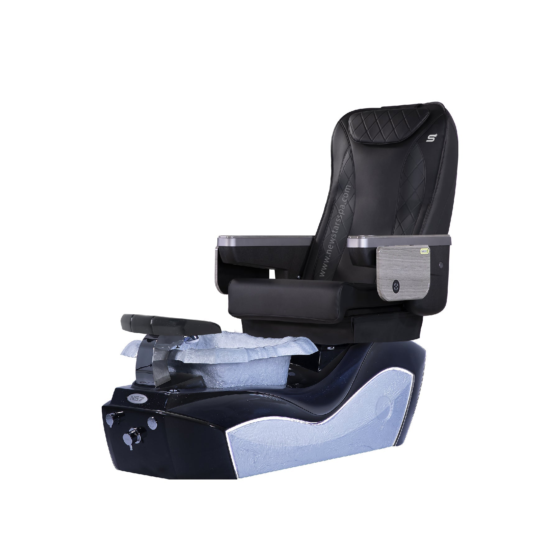 NS7 - Black/Silver Tub - New Star Salon Furniture