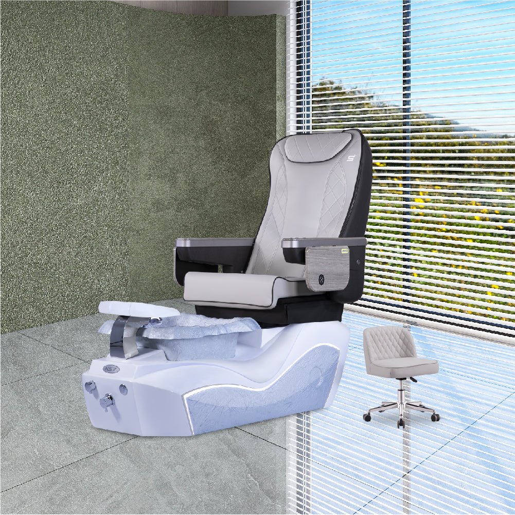 NS7 - White Tub - New Star Salon Furniture