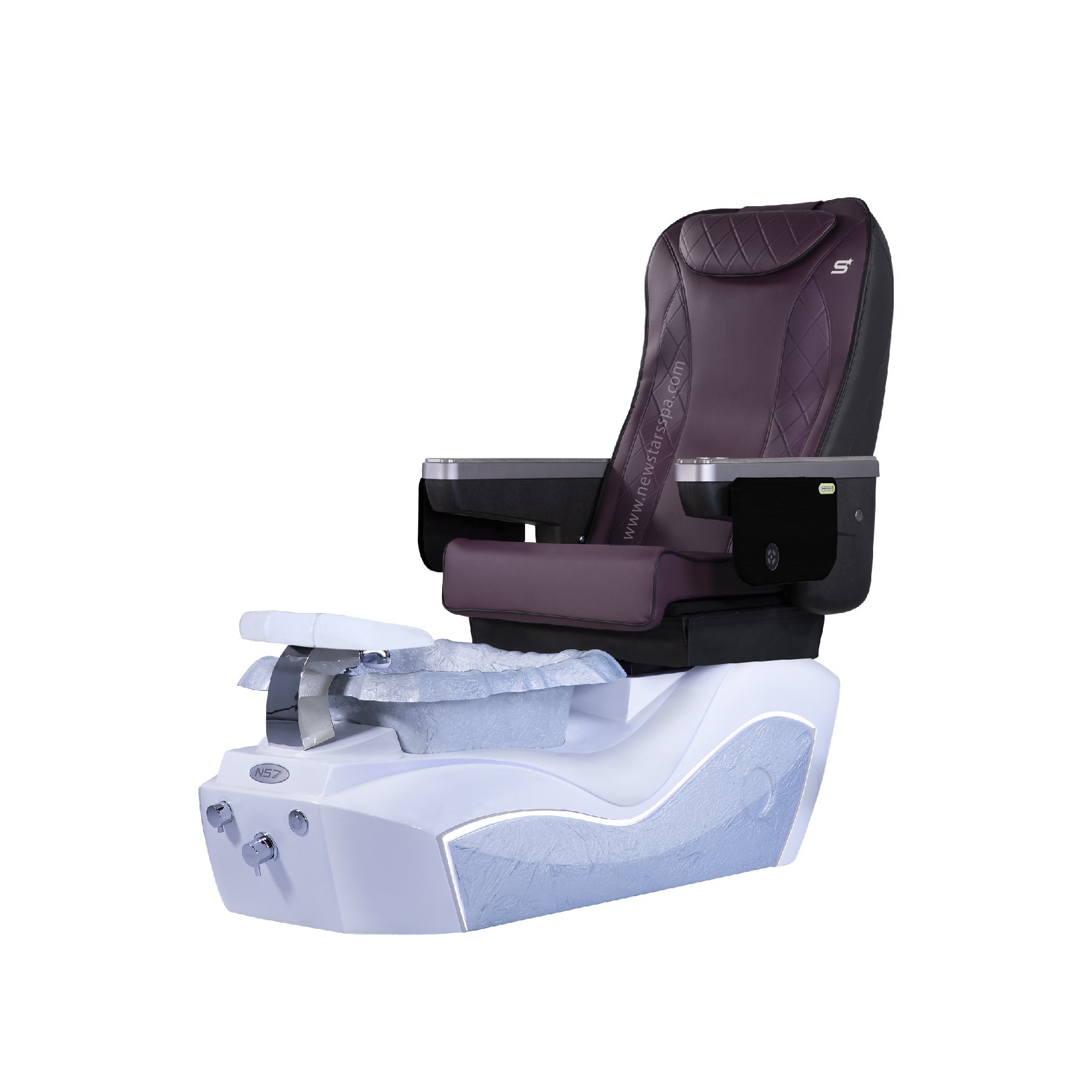 NS7 - White Tub - New Star Salon Furniture