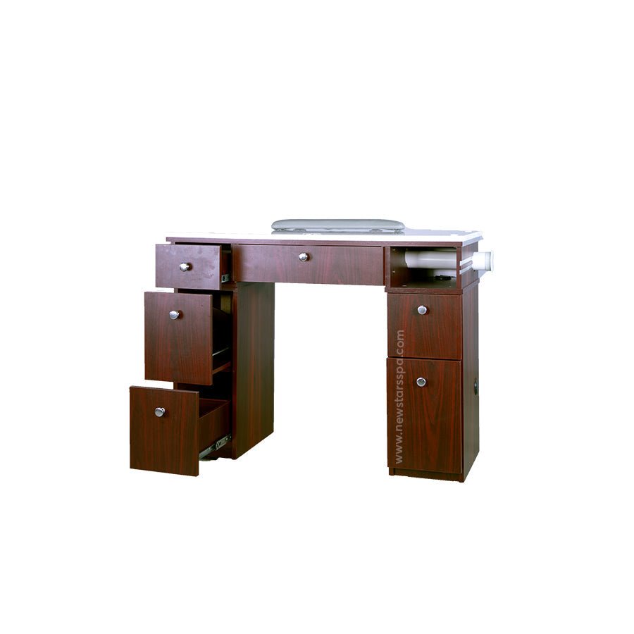 Q Nail Table 39 3/4" With Pipe - New Star Salon Furniture