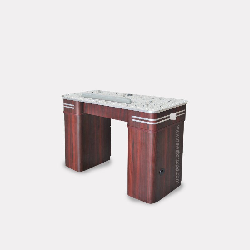 Q Nail Table 39 3/4" With Pipe - New Star Salon Furniture
