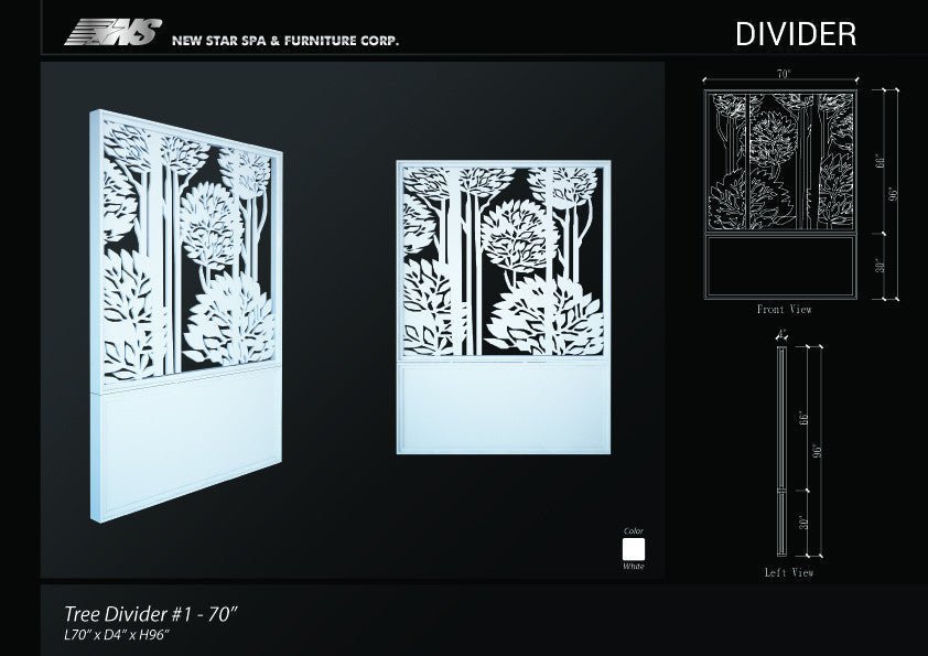 Tree Divider 1 - New Star Salon Furniture