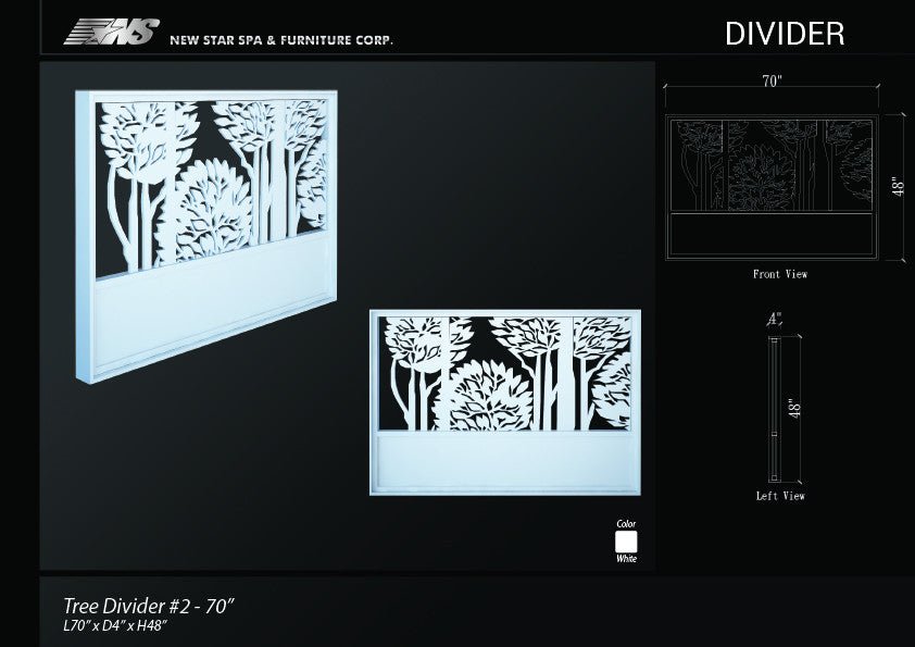Tree Divider 2 (Special Order) - New Star Salon Furniture