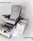 Twin Spa Single - V2 - Off White Tub - New Star Salon Furniture