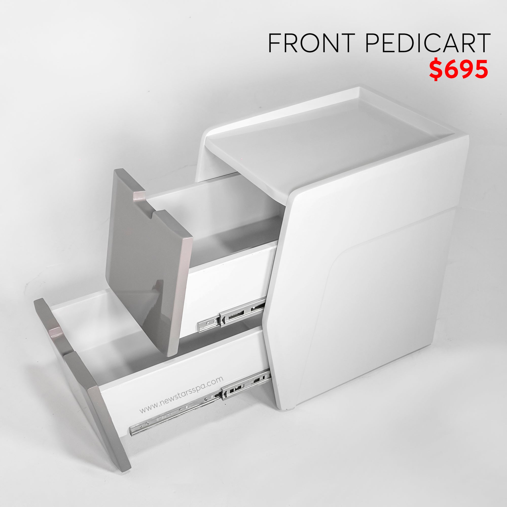 Twin Spa Single - V2 - Off White Tub - New Star Salon Furniture