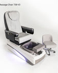 Twin Spa Single - V2 - Off White Tub - New Star Salon Furniture