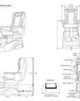 U Spa - Off White Tub - New Star Salon Furniture