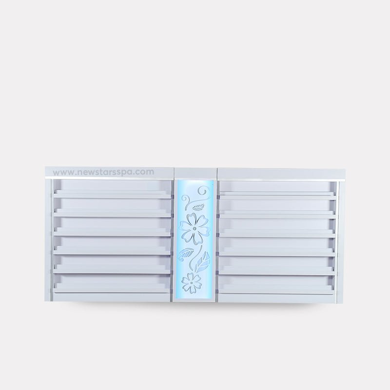 V Powder Rack (w/LED Light) - New Star Salon Furniture