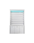 V Powder Rack w/Powder Cabinet (w/LED Light) - New Star Salon Furniture