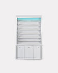 V Powder Rack w/Powder Cabinet (w/LED Light) - New Star Salon Furniture