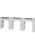 V Triple Nail Table - New Star Salon Furniture