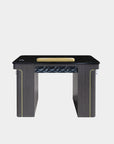 VK Nail Table w/3D Wood w/Pipe 43" - New Star Salon Furniture