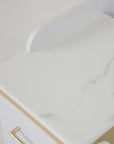 VK Pedicart 13"1/2 (White Color) - New Star Salon Furniture