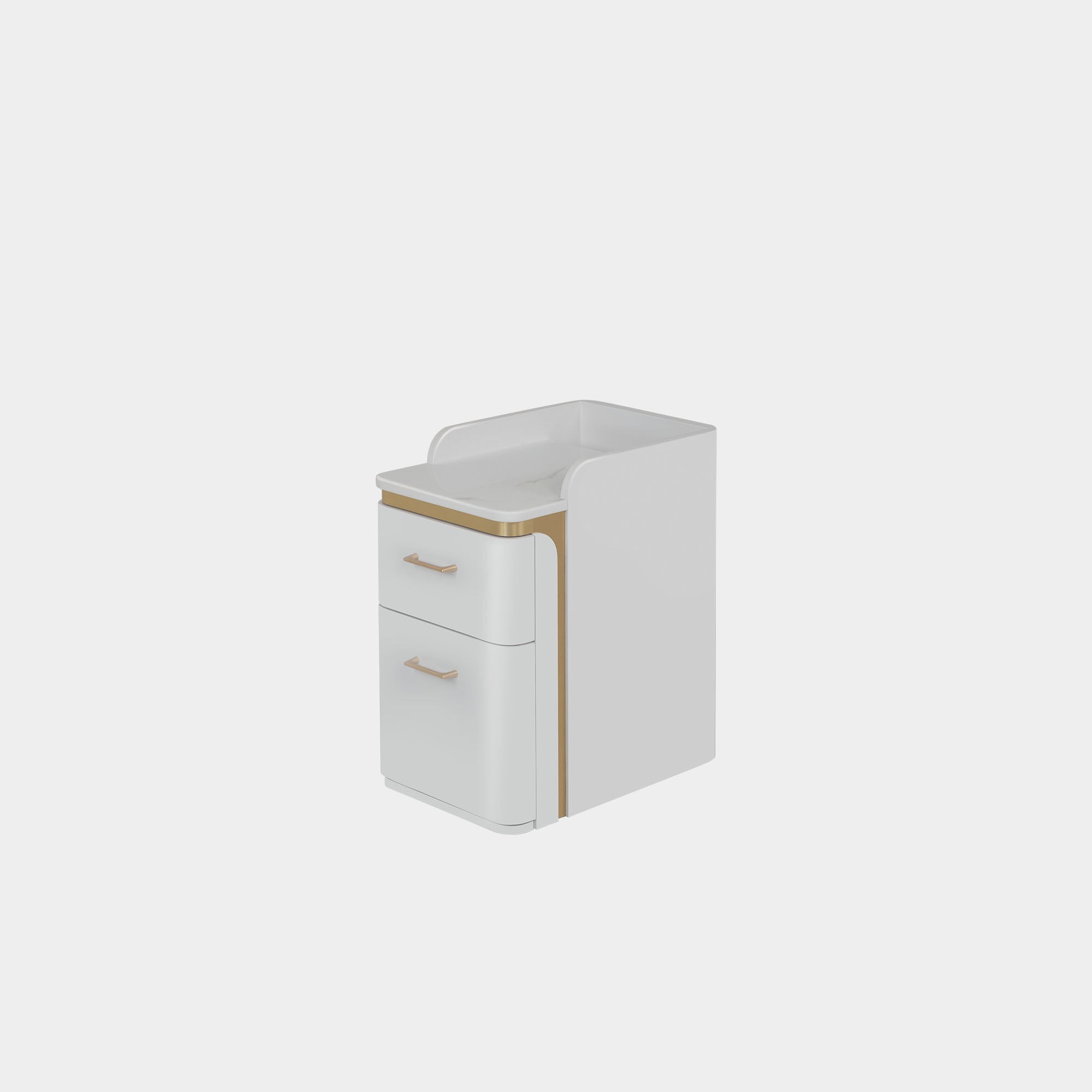 VK Pedicart 13"1/2 (White Color) - New Star Salon Furniture