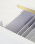 VK Pedicart 13"1/2 (White Color) - New Star Salon Furniture