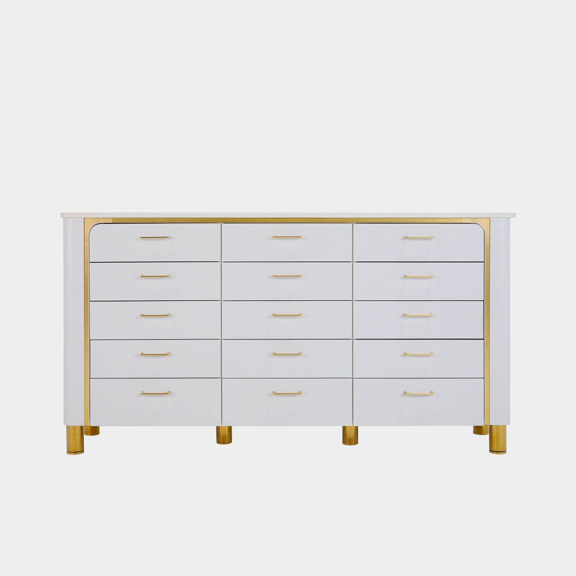 VK Powder Cabinet (White Color) - New Star Salon Furniture