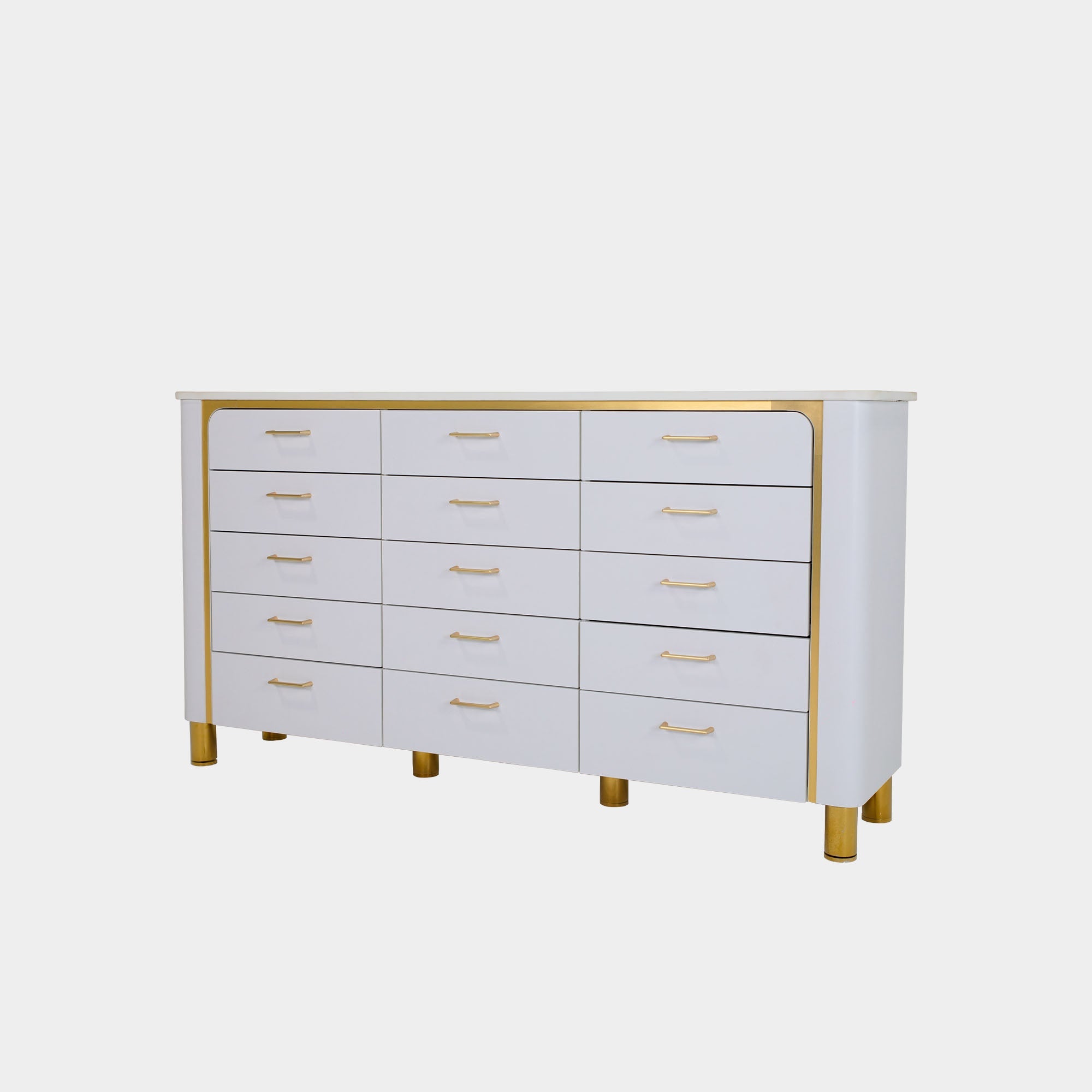 VK Powder Cabinet (White Color) - New Star Salon Furniture