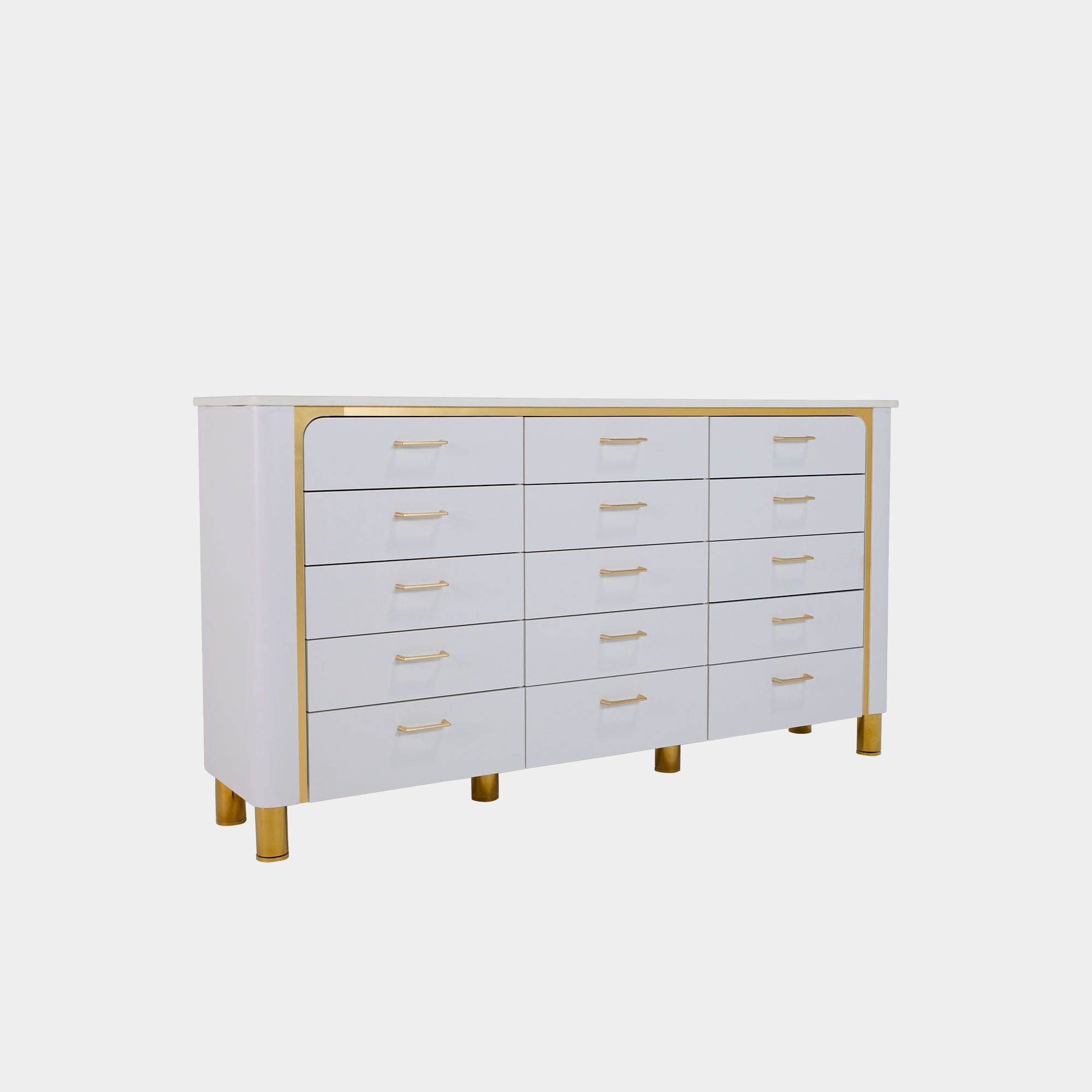 VK Powder Cabinet (White Color) - New Star Salon Furniture