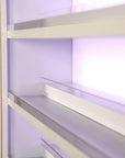 VK Powder Rack w/LED Light 43" (White Color) - New Star Salon Furniture