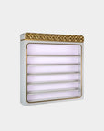 VK Powder Rack w/LED Light 43" (White Color) - New Star Salon Furniture