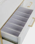 VK Powder Rack w/Powder Cabinet 48" (White Color) - New Star Salon Furniture