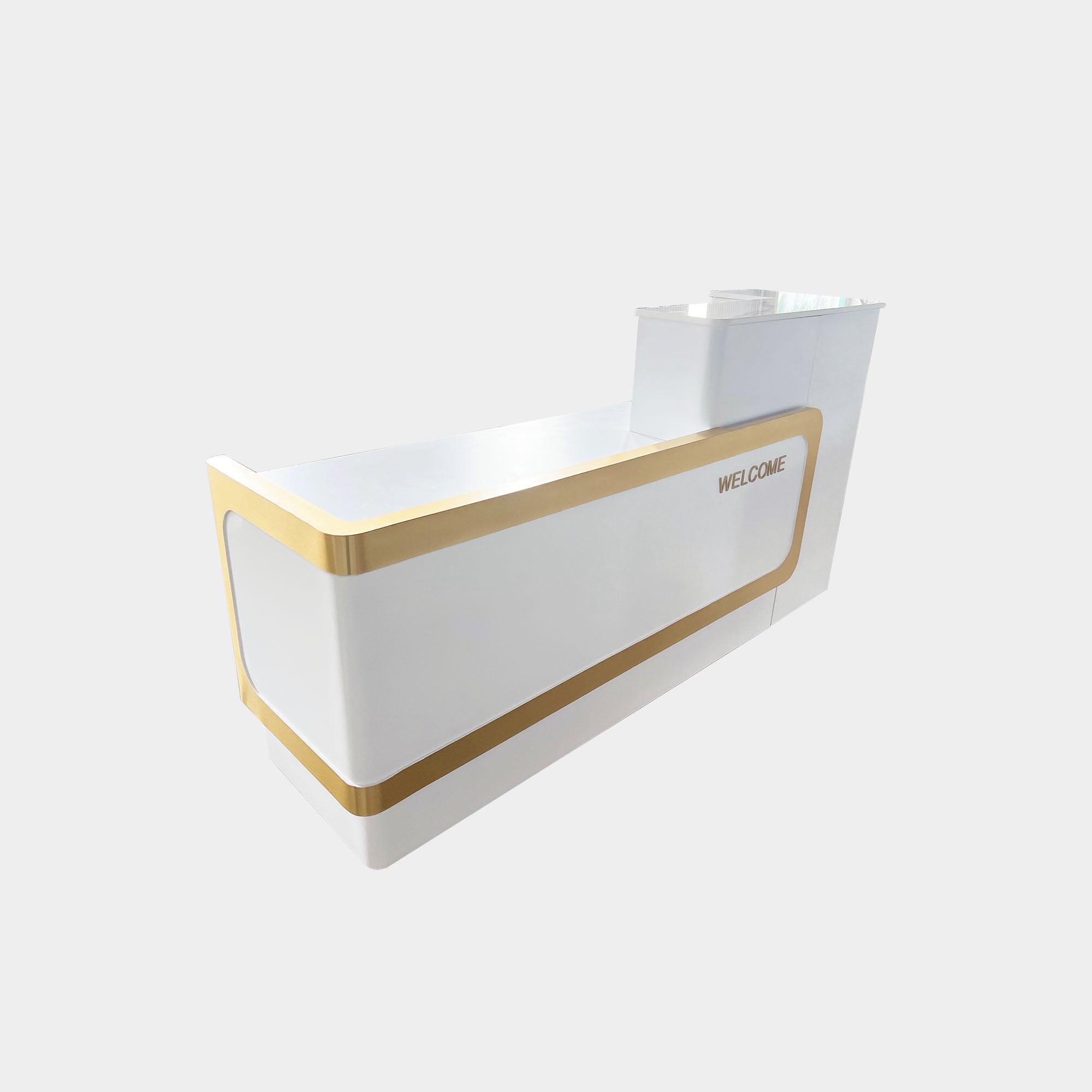 VK Reception 3 w/LED Light 84" - New Star Salon Furniture