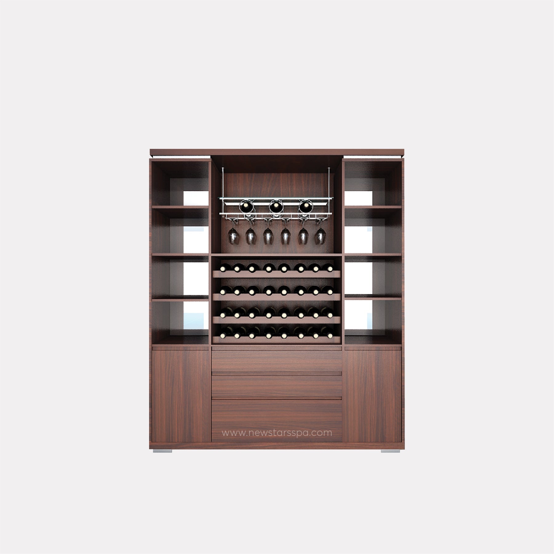Wine Cabinet - New Star Salon Furniture