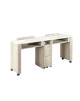 XO Double Nail Table 63" - New Star Salon Furniture