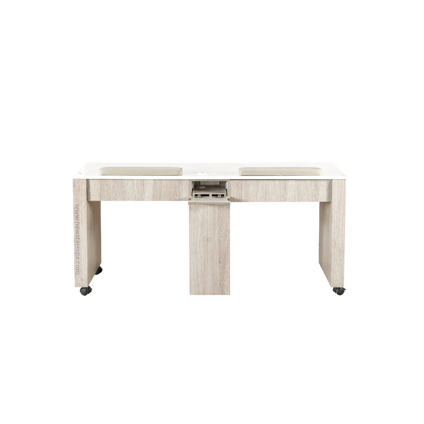 XO Double Nail Table 63" - New Star Salon Furniture