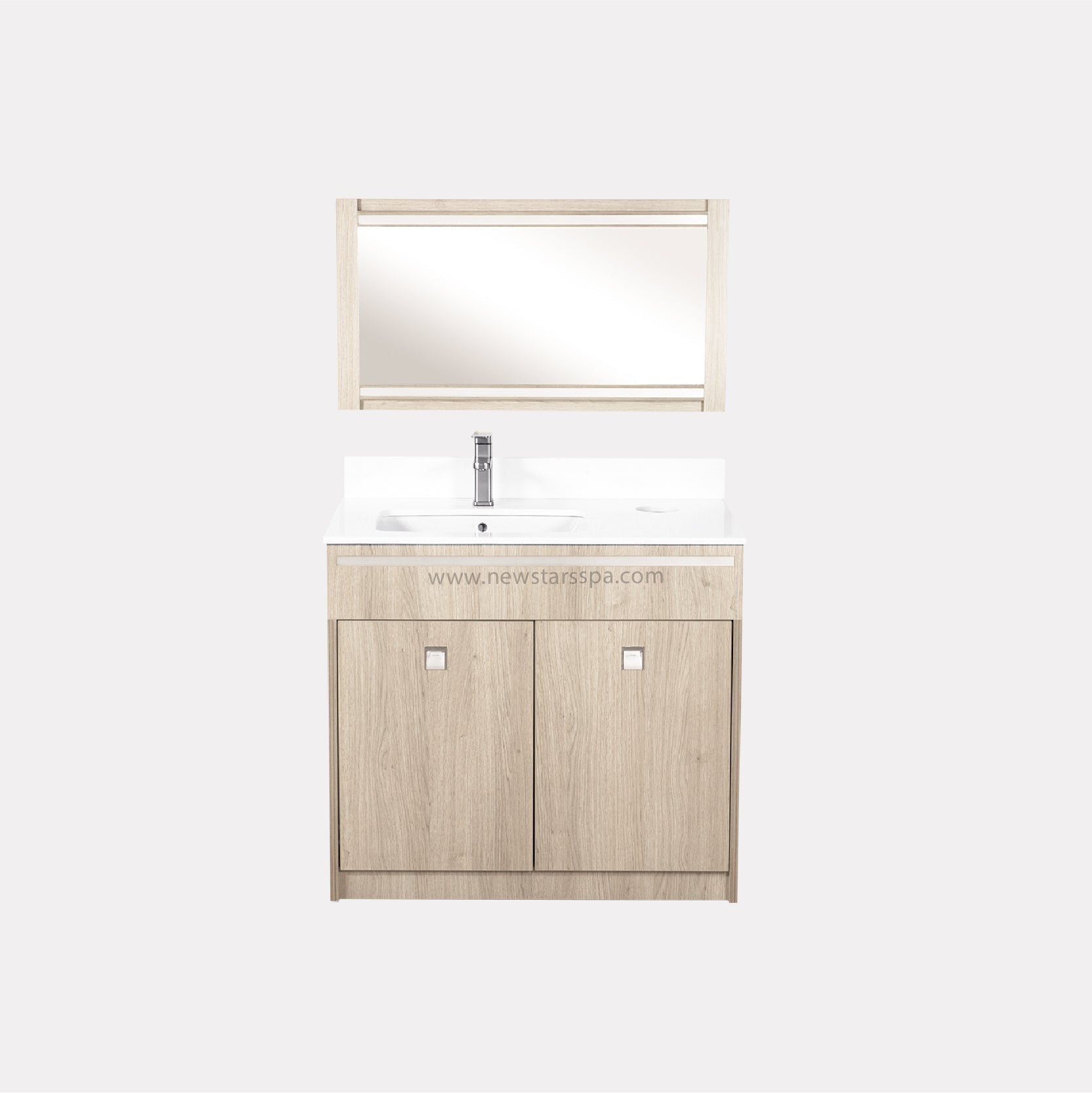 XO Single Sink w/Faucet 36" (No Mirror) - New Star Salon Furniture