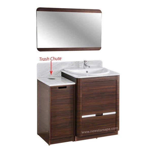 YC Single Sink w/Faucet 39" (No Mirror) - New Star Salon Furniture