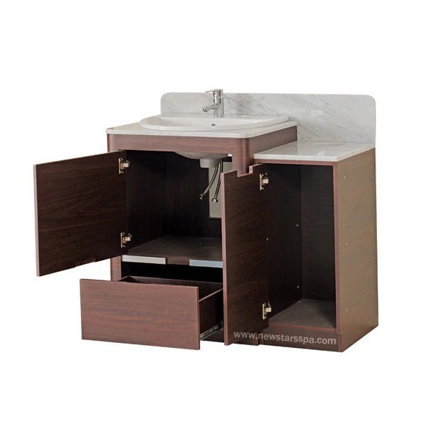 YC Single Sink w/Faucet 39" (No Mirror) - New Star Salon Furniture