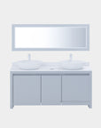 S Double Sink w/Faucets (not inlcuded Mirror)(Special Order) - New Star Spa & Furniture Corp.