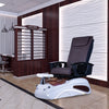 IQ B2 - White Tub & Brown Sink with Massage Chair 299-V2 - New Star Spa & Furniture