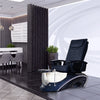 NS9 - Black Tub & White Sink with Massage Chair 299-V2 - New Star Spa & Furniture