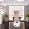 NS128-V2 - Light Cream Tub & Metallic Beige Sink with Massage Chair 299-V2 - New Star Spa & Furniture