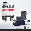 (Aka Spa) (Black Tub) 5-Piece Package Deal - New Star Spa & Furniture Corp.