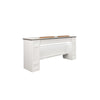 BC Double Nail Table (White Color) - New Star Spa & Furniture Corp.