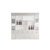 BC Wine Cabinet (White Color) - New Star Spa & Furniture Corp.