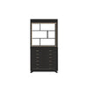 BC Shelf w/Polish Cabinet (Black Color) - New Star Spa & Furniture Corp.