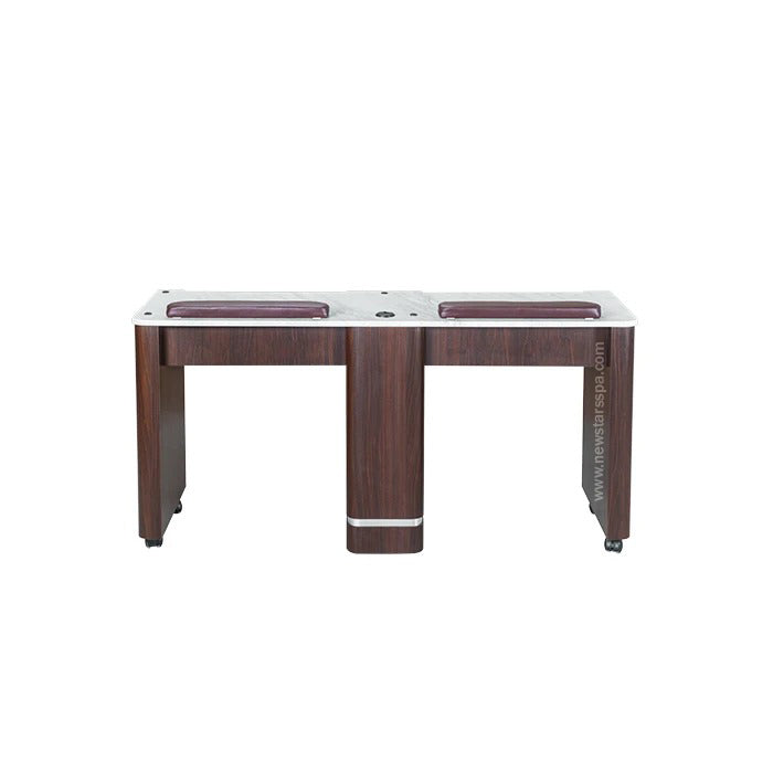 YC Double Nail Table 59 1/4" - New Star Spa & Furniture Corp.