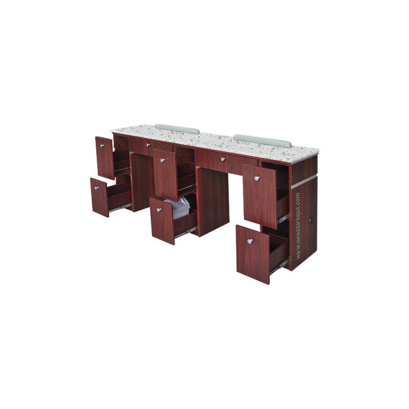 Q Double Nail Table 72 1/2" - New Star Spa & Furniture
