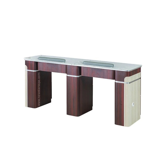 I Double Nail Table 68 7/8&quot; (90) - New Star Spa &amp; Furniture