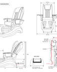 Future Spa - White/Black Tub - New Star Spa & Furniture Corp.